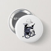 Badge Rond 5 Cm Dr Finkelstein Scientifique Fou Bébé (Devant & derrière)