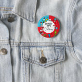 Badge Rond 5 Cm Dr. Seuss - Caractères | ANNIVERSAIRE DE ENFANT (En situation)