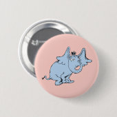 Badge Rond 5 Cm Dr Seuss | Horton côté (Devant & derrière)
