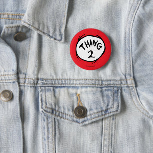 Badge Rond 5 Cm Dr Seuss   La Chose Deux - La Chose Deux