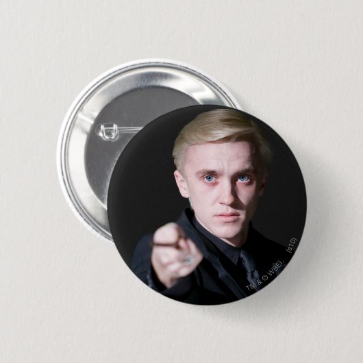 Badge Rond 5 Cm Draco Malfoy 2 (Devant & derrière)