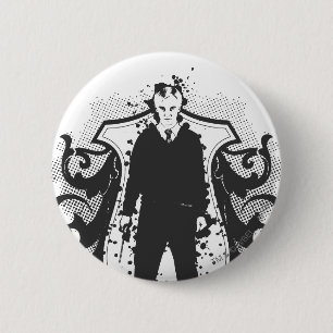 Badge Rond 5 Cm Draco Malfoy Dark Arts Design