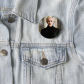 Badge Rond 5 Cm Draco Malfoy Droit Devant (En situation)