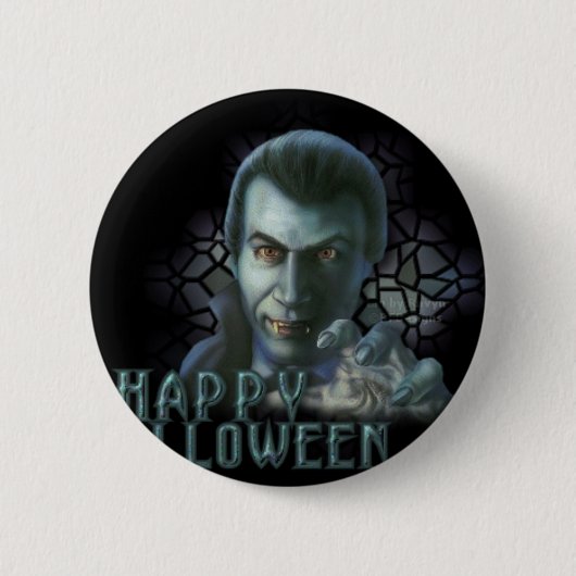 Badge Rond 5 Cm Dracula Halloween (Devant)