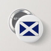 BADGE ROND 5 CM DRAG D'ÉCOSSE (Devant & derrière)