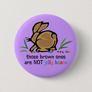 Badge Rond 5 Cm Dragées à la gelée de sucre Brown