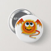 Badge Rond 5 Cm Dragon (Devant & derrière)