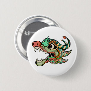 Badge Rond 5 Cm dragon