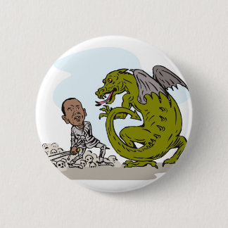 Badge Rond 5 Cm Dragon américain de chevalier du Président Barack