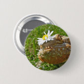Badge Rond 5 Cm Dragon barbu (Devant & derrière)