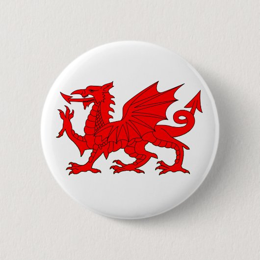 Badge Rond 5 Cm Dragon de Gallois (Devant)