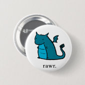 Badge Rond 5 Cm Dragon de goutte (Devant & derrière)