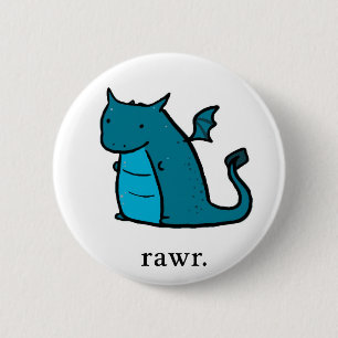 Badge Rond 5 Cm Dragon de goutte