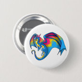 Badge Rond 5 Cm Dragon de la Pan Pride (Devant & derrière)