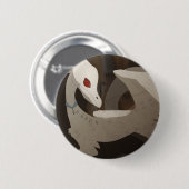 Badge Rond 5 Cm Dragon de musique classique (Devant & derrière)