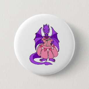 Badge Rond 5 Cm Dragon de Storytime