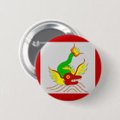 Badge Rond 5 Cm dragon effrayant (Devant & derrière)