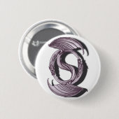 Badge Rond 5 Cm Dragon éternel (Devant & derrière)