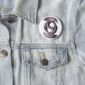 Badge Rond 5 Cm Dragon éternel (En situation)