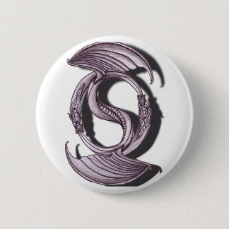 Badge Rond 5 Cm Dragon éternel
