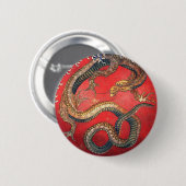 Badge Rond 5 Cm Dragon japonais (Devant & derrière)