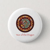 Badge Rond 5 Cm Dragon torride (Devant)