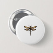 Badge Rond 5 Cm Dragonfly Animal Art Graphic Dragonfly (4) (Devant & derrière)