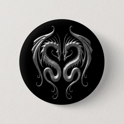 Badge Rond 5 Cm Dragons de fer (Devant)