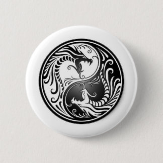 Badge Rond 5 Cm dragons de yin yang