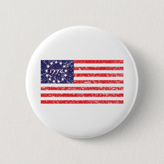 Badge Rond 5 Cm Drapeau 1776 (Devant)