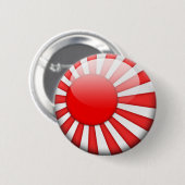 Badge Rond 5 Cm Drapeau 2,0 du Japon (Devant & derrière)