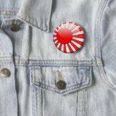 Badge Rond 5 Cm Drapeau 2,0 du Japon (En situation)