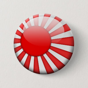 Badge Rond 5 Cm Drapeau 2,0 du Japon