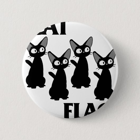 BADGE ROND 5 CM DRAPEAU 2 DE CAT (Devant)