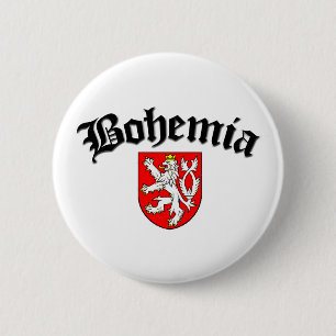 Badge Rond 5 Cm Drapeau 2 de la Bohême
