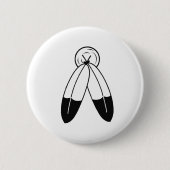 Badge Rond 5 Cm Drapeau à deux esprits (Devant)