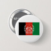 Badge Rond 5 Cm Drapeau Afghanistan (Devant & derrière)