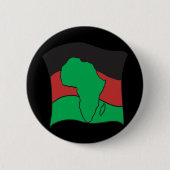 Badge Rond 5 Cm Drapeau africain (Devant)