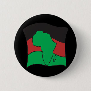 Badge Rond 5 Cm Drapeau africain