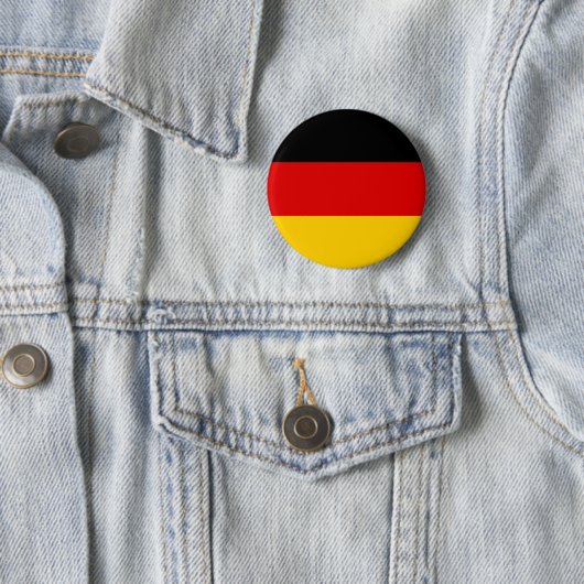 Badge Rond 5 Cm Drapeau Allemagne (En situation)