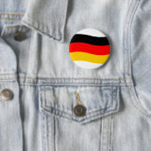 Badge Rond 5 Cm Drapeau allemand (En situation)