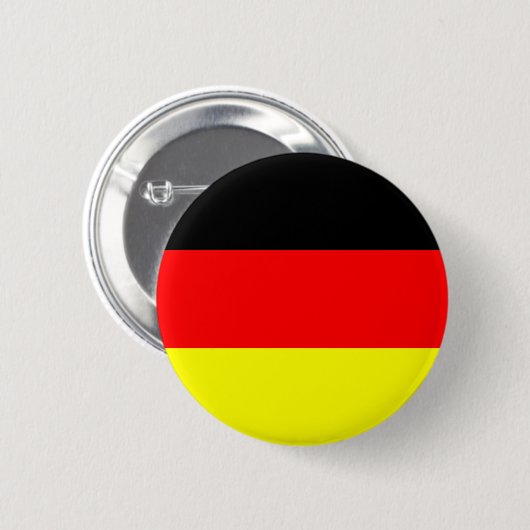 Badge Rond 5 Cm Drapeau allemand (Devant & derrière)