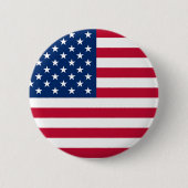 Badge Rond 5 Cm Drapeau américain (Devant)