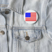 Badge Rond 5 Cm Drapeau américain (En situation)
