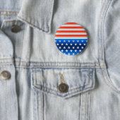 Badge Rond 5 Cm Drapeau américain (En situation)