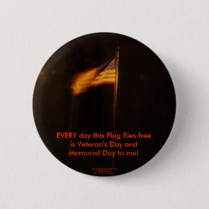 Badge Rond 5 Cm Drapeau américain