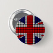 Badge Rond 5 Cm drapeau américain (Devant & derrière)