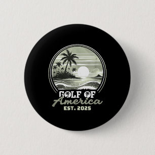Badge Rond 5 Cm Drapeau Américain 2025 Golfe M