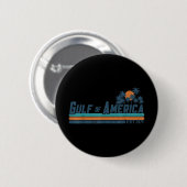 Badge Rond 5 Cm Drapeau Américain 2025 Golfe M (Devant & derrière)