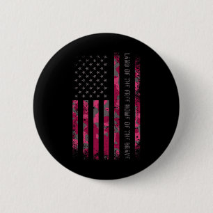 Badge Rond 5 Cm Drapeau américain camouflage rose camouflage milit